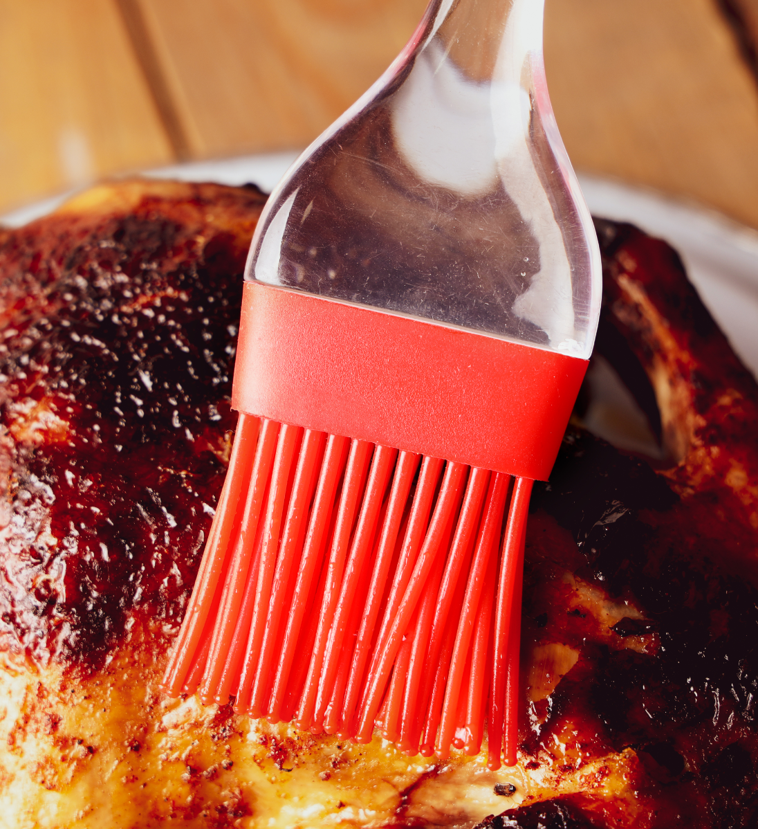 ملعقة وفرشاة سيليكون