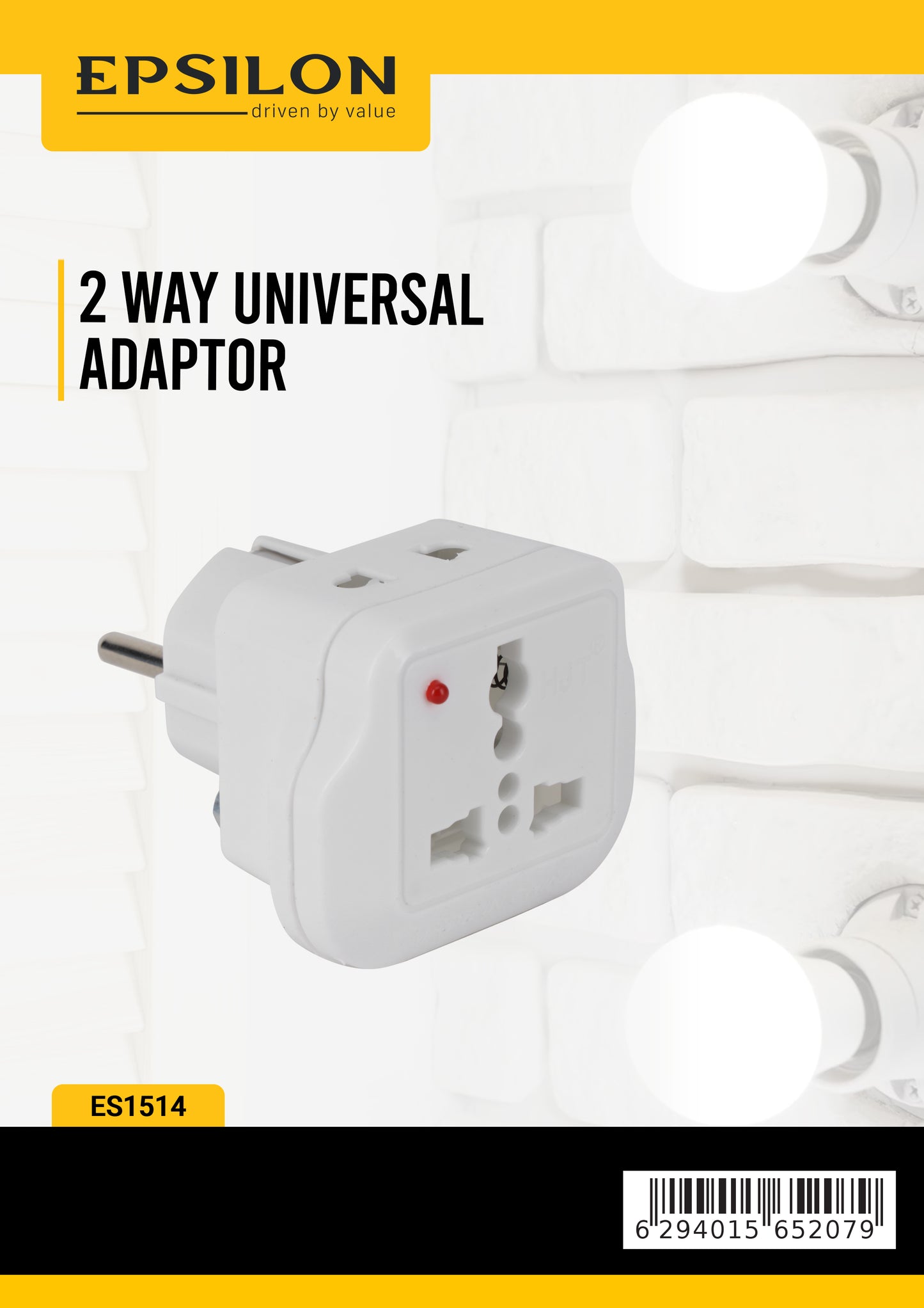 2 Way Universal Adaptor