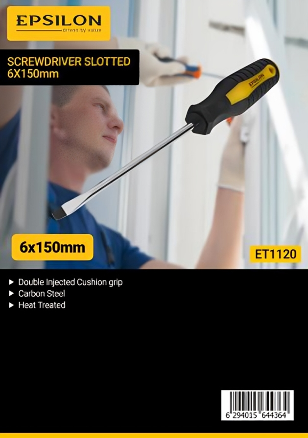 مفك براغي مشقوق 6x150 مم