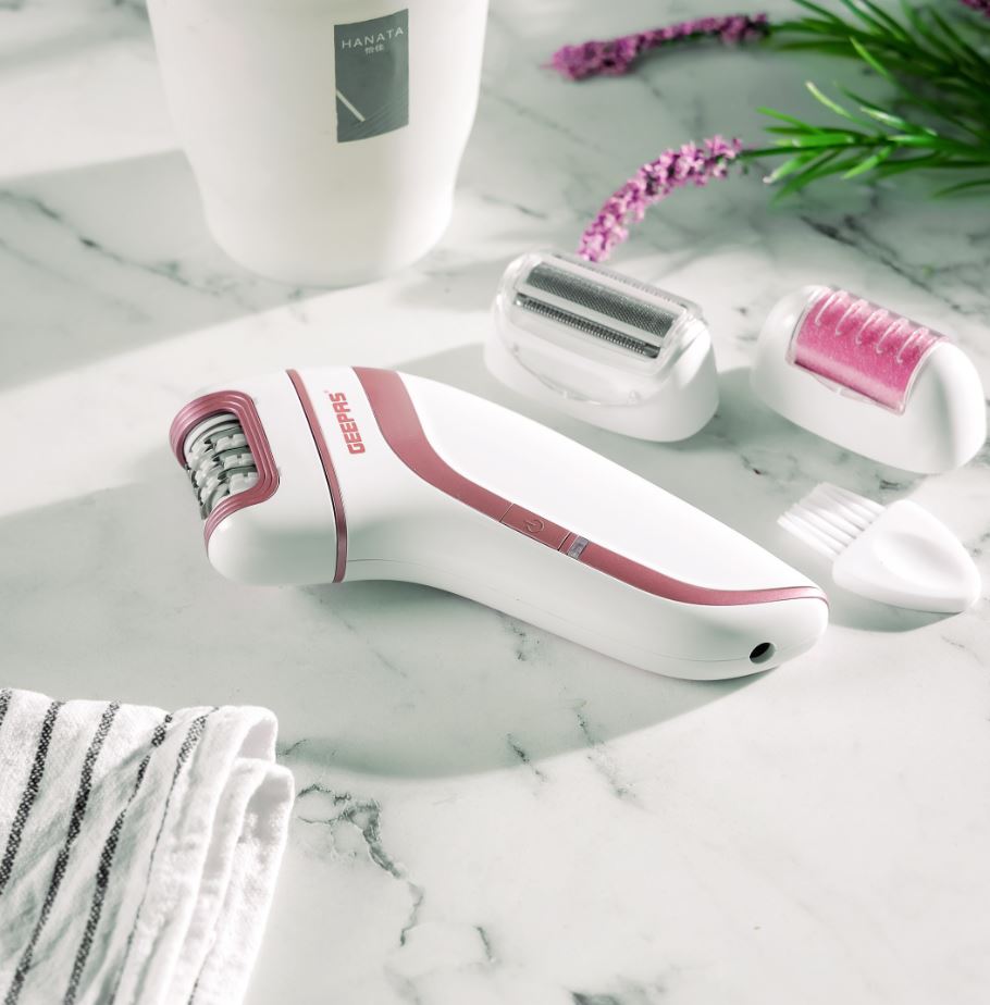 LADIES EPILATOR MULTIFUNCTION AND PORTABLE-GEEPAS-MODEL-GLE86034