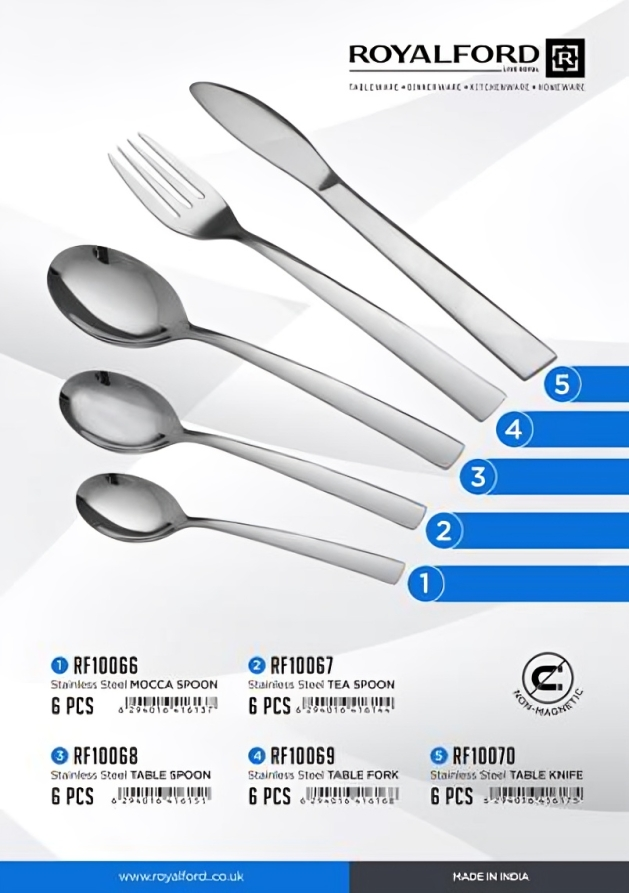 '6Pc SS Table Spoon 1x72