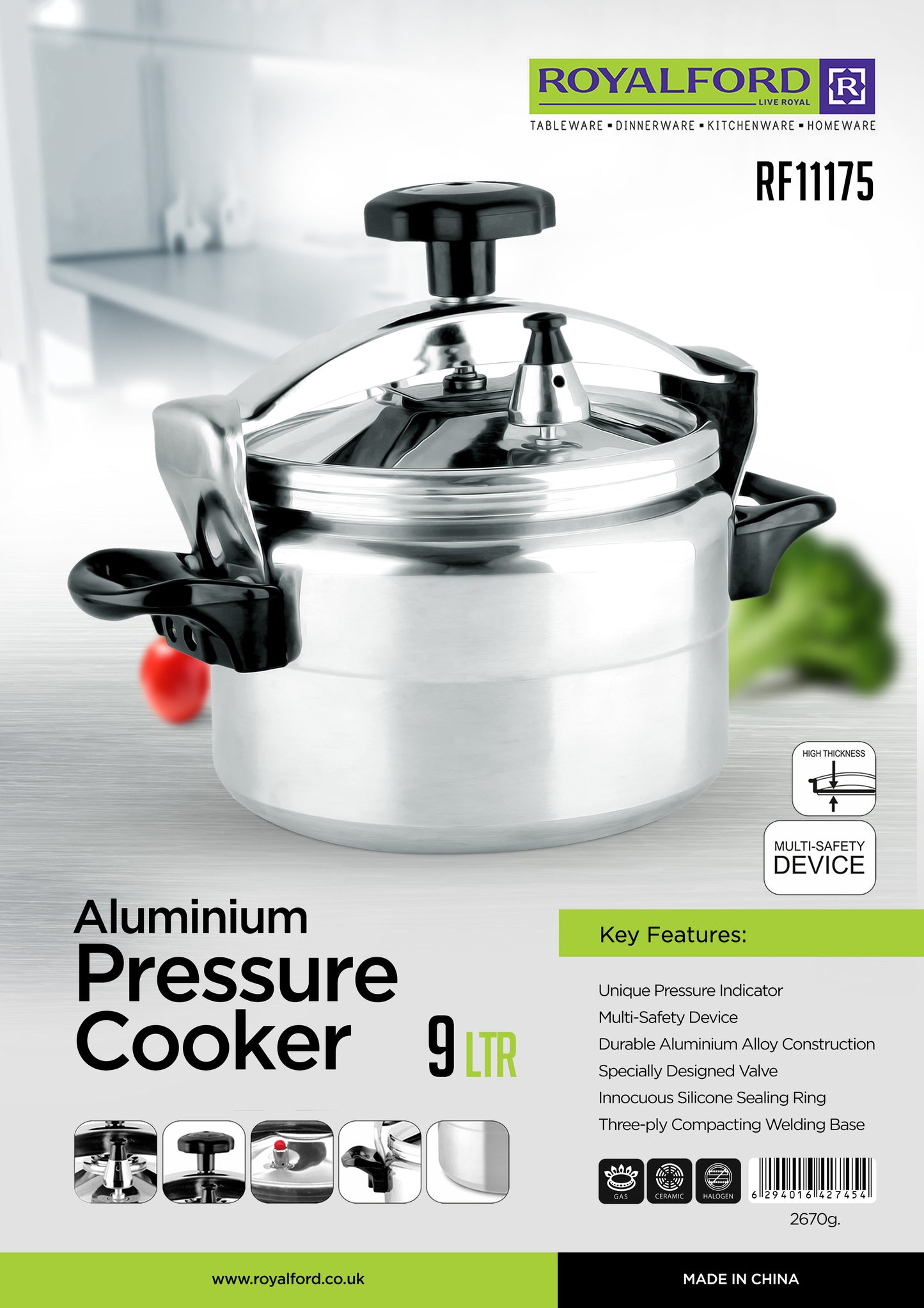 Aluminum Pressure Cooker