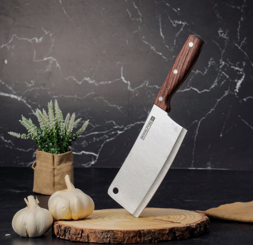 Cleaver Knife with Wooden Handle 2.0mm