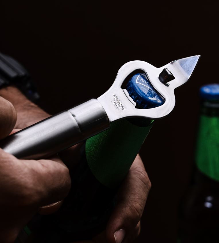 Bottle Opener with Stainless Steel Tube-ROYALFORD-MODEL-RF1185-BO