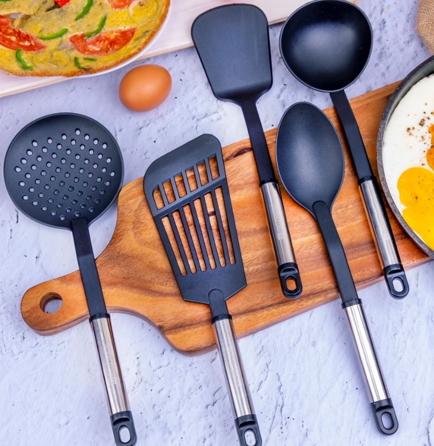 مجموعة أدوات مطبخ من النايلون مكونة من 5 قطع مقاس 1×36