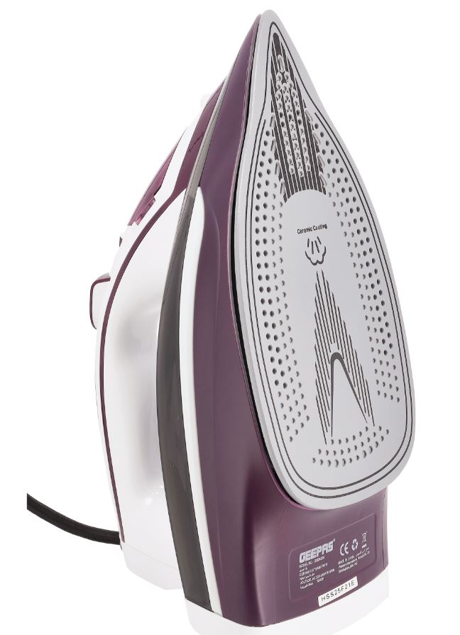 Ceramic Steam Iron/400 ml Tank/3000W-GEEPAS-MODEL-GSI24025