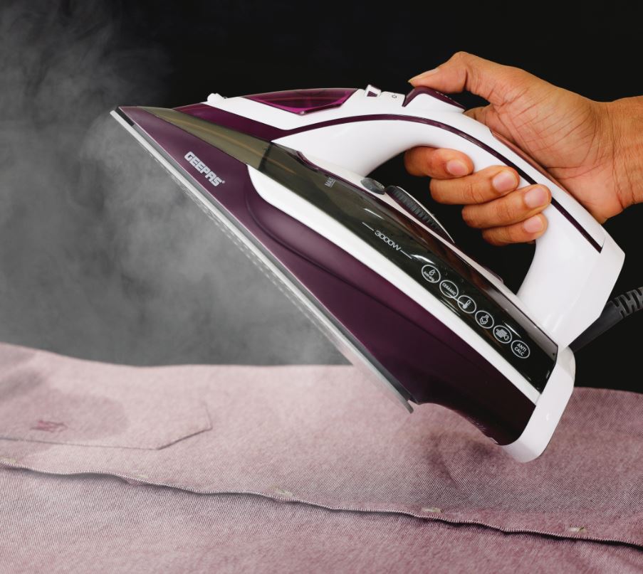 Ceramic Steam Iron/400 ml Tank/3000W-GEEPAS-MODEL-GSI24025