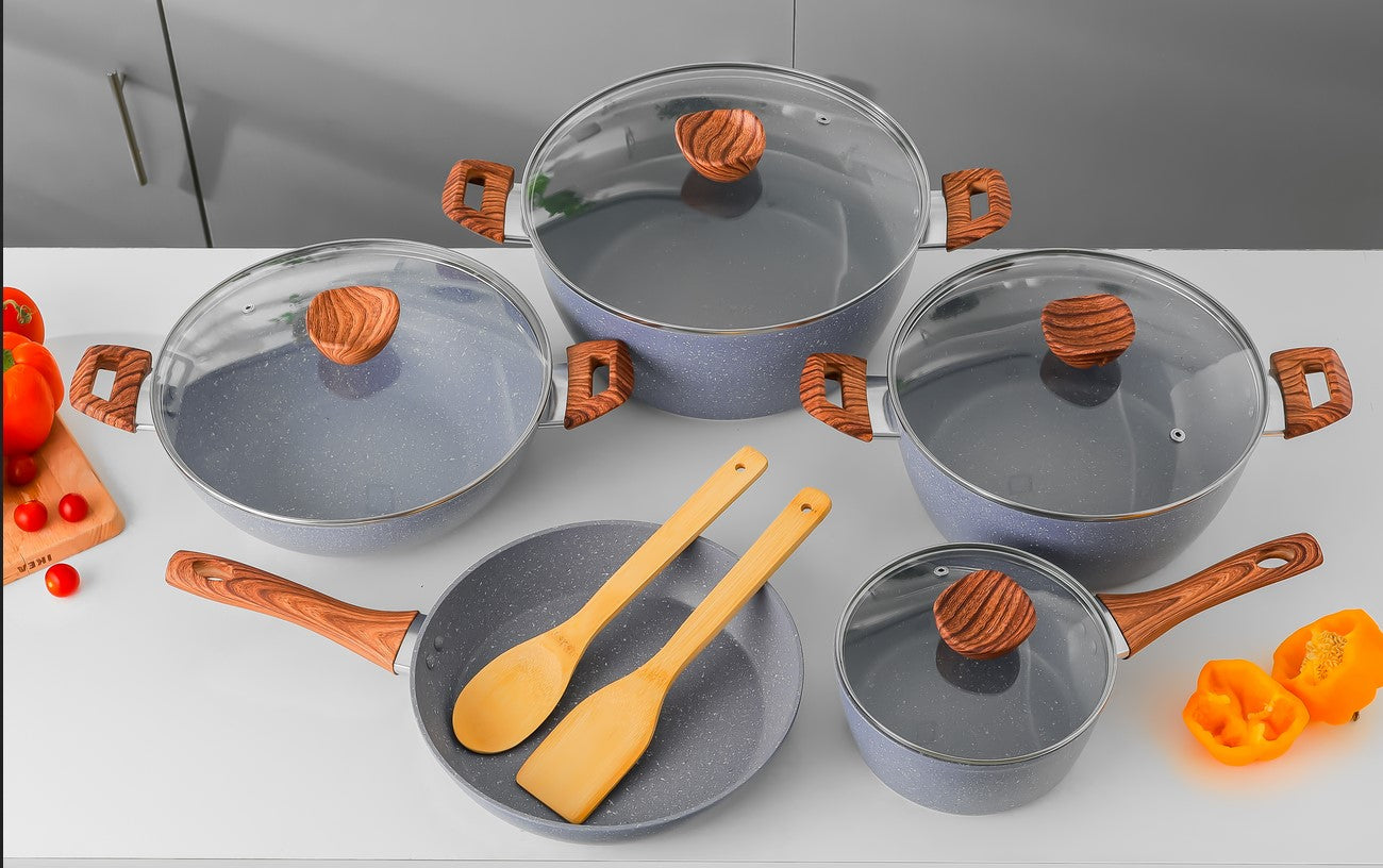 11-Piece Non-Stick Cookware Set