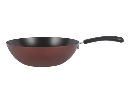 مقلاة ووك من الفولاذ الكربوني مقاس 30 سم