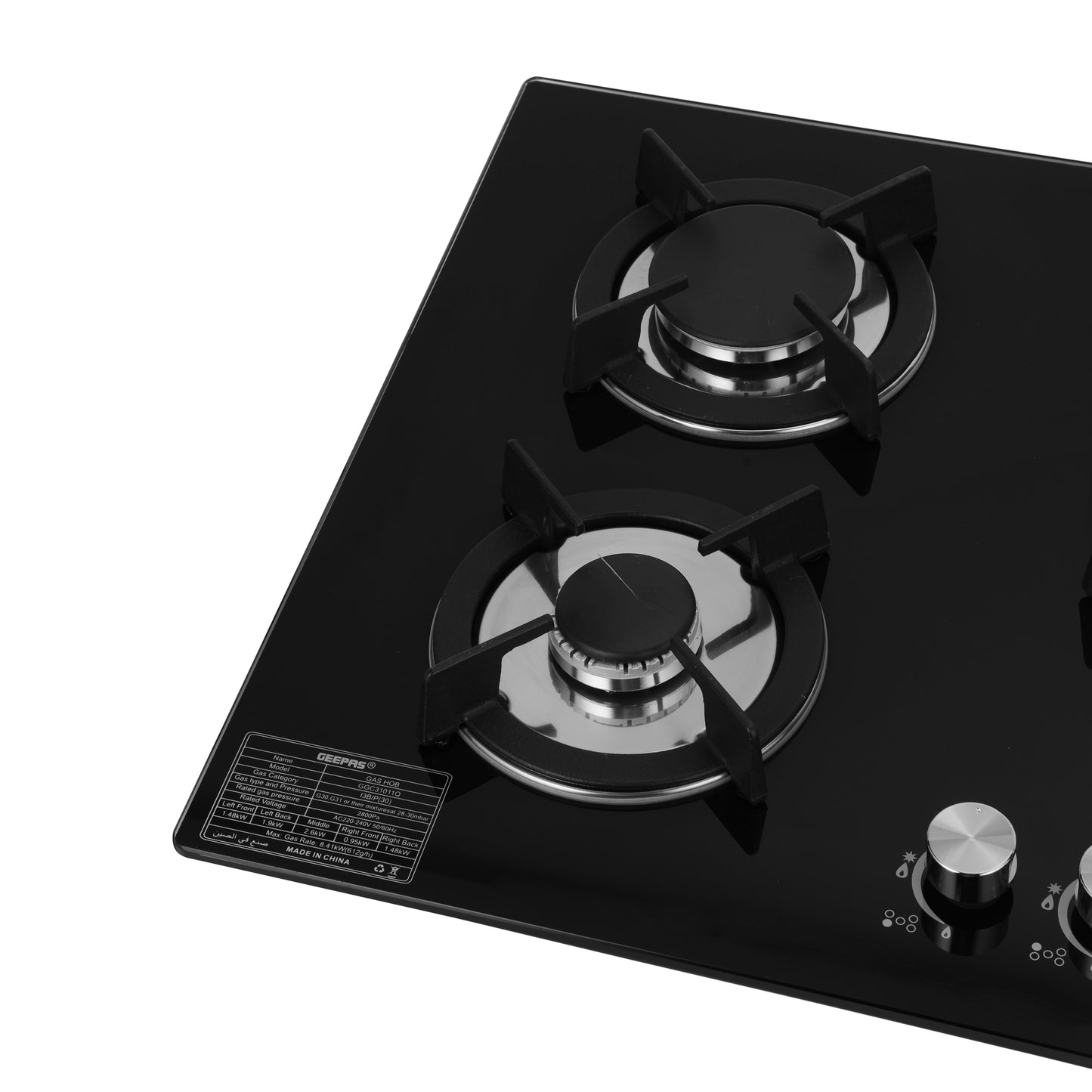 Glass Gas Hob