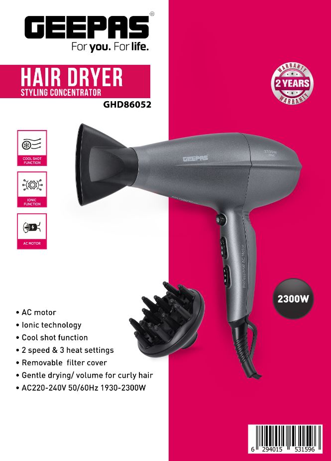 مجفف شعر احترافي