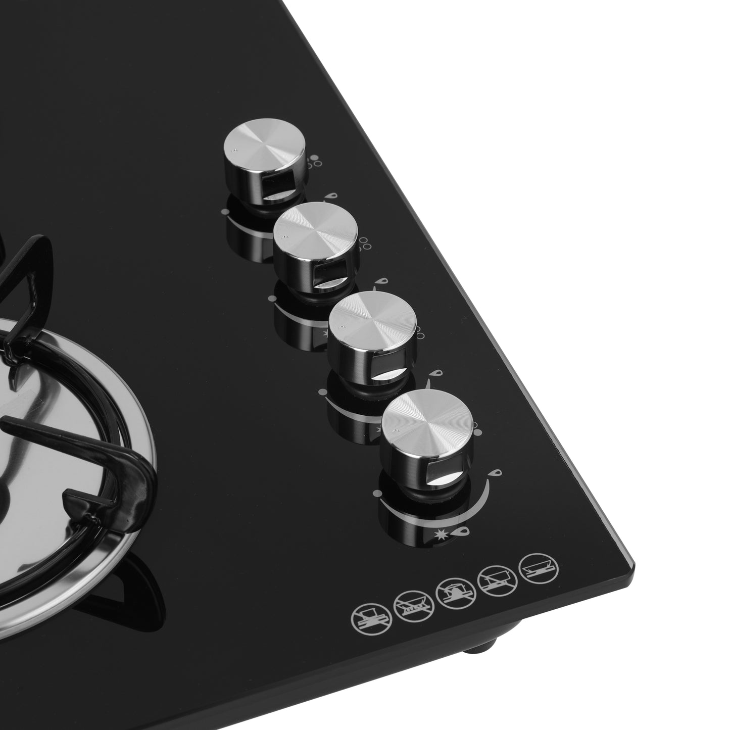 Burner Glass Gas Hob