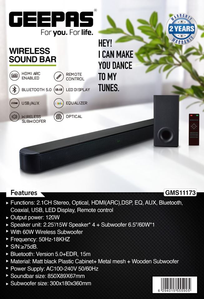 Wireless Sound Bar