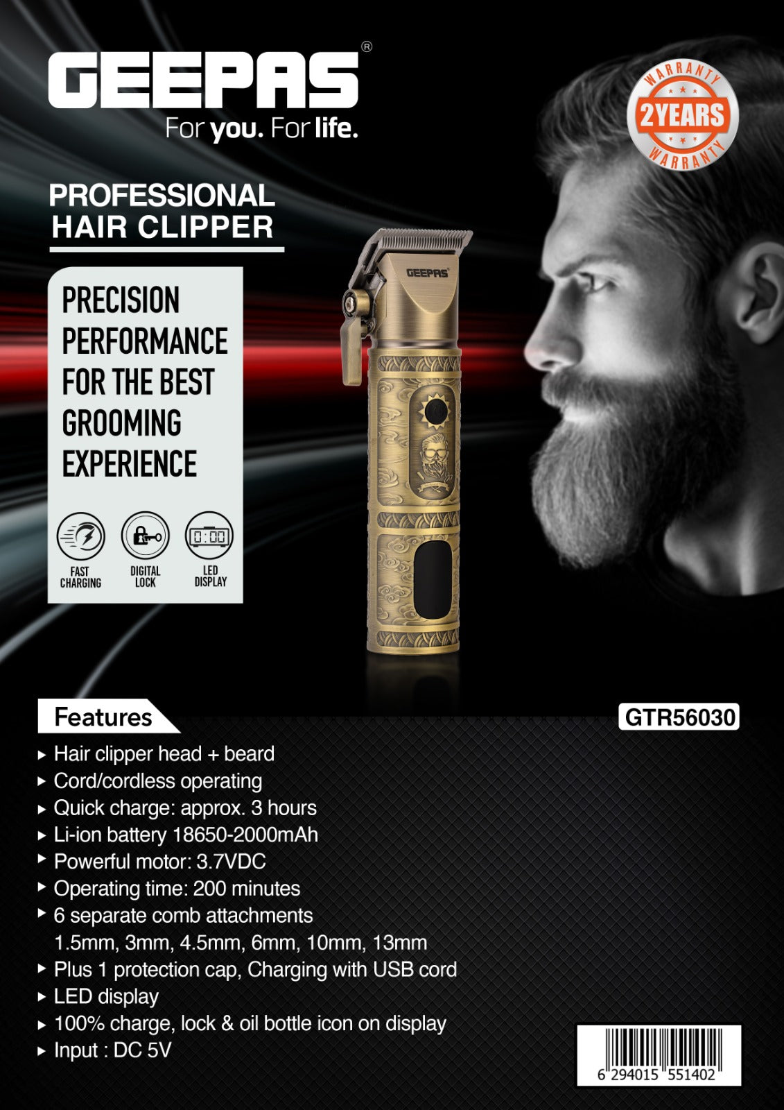 Professional Hair Clipper