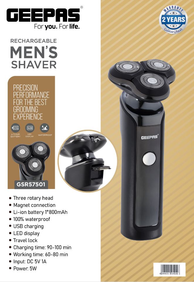 Rechargeable Men's Shaver