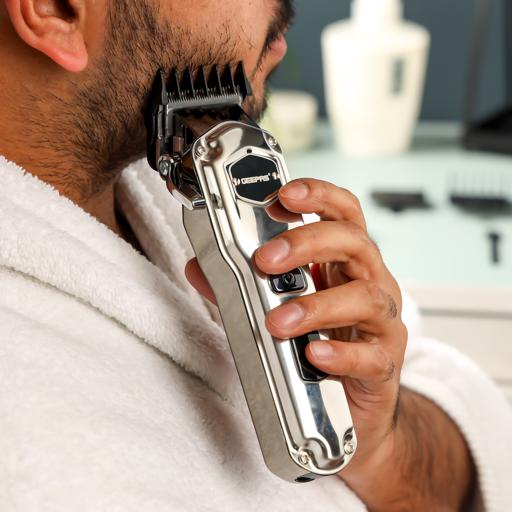 ماكينة تشذيب الشعر واللحية القابلة لإعادة الشحن