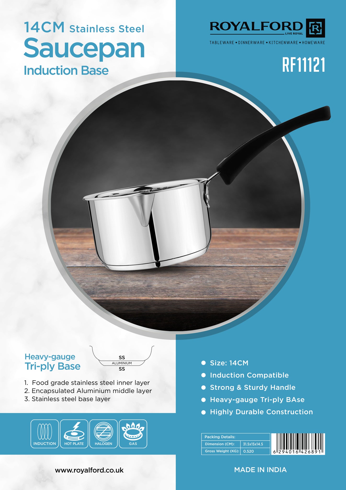 Stainless Steel Saucepan