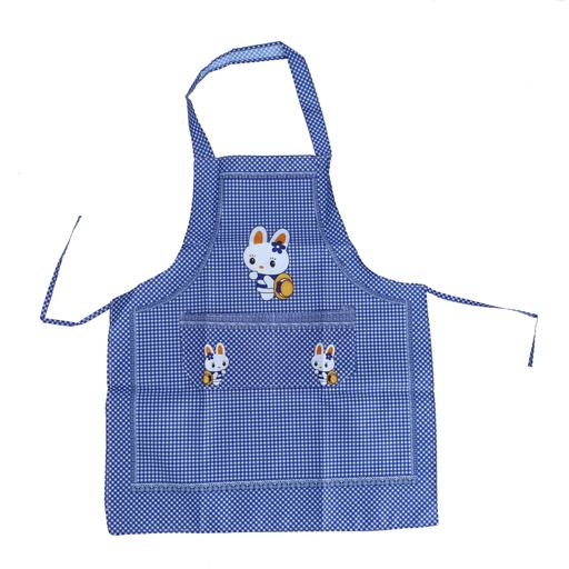 مريلة من قماش البوليستر بلون الخوخ