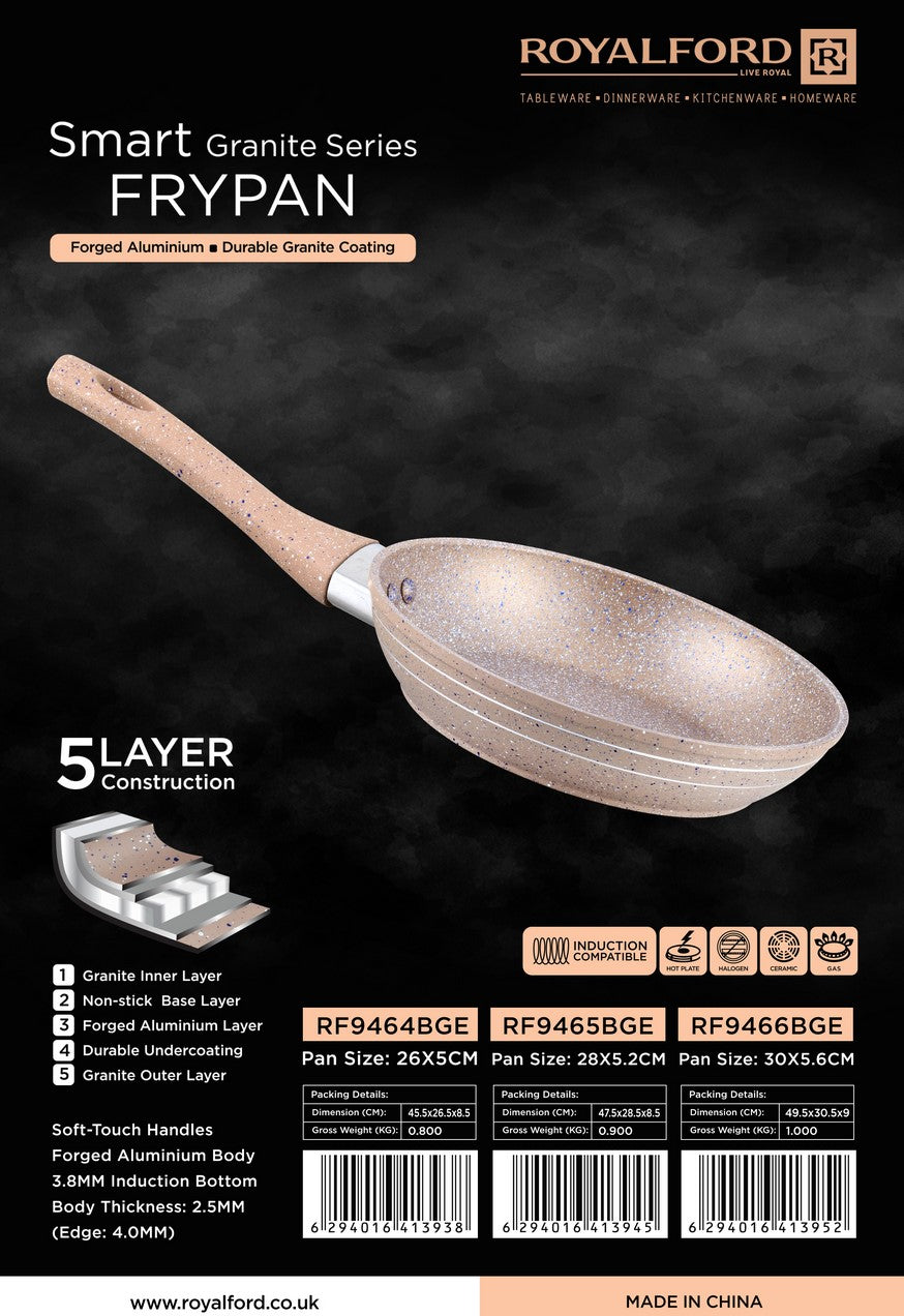 مقلاة جرانيت سمارت مقاس 26 سم/بيج 1 × 12