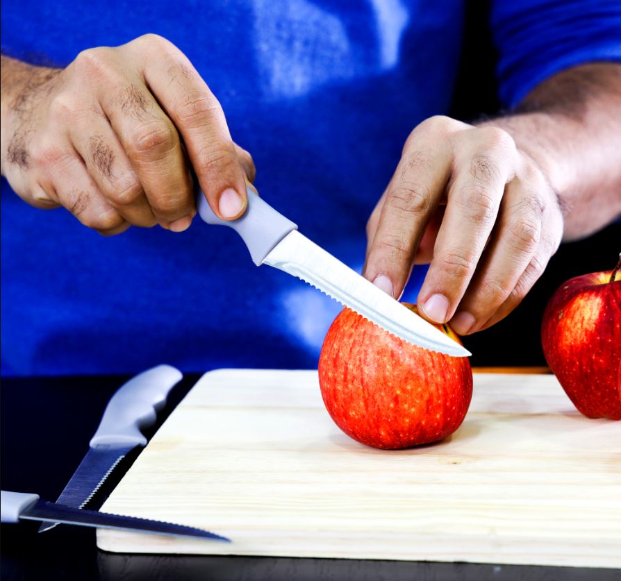 مجموعة سكاكين شرائح اللحم 3 قطع، 12.5 سم، بشفرة مسننة