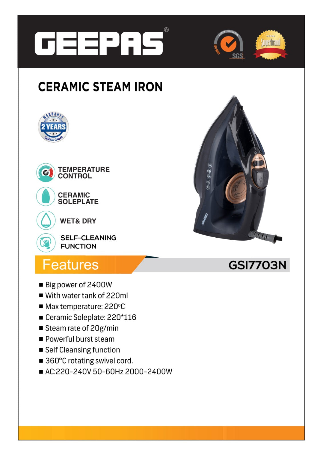 Steam Iron